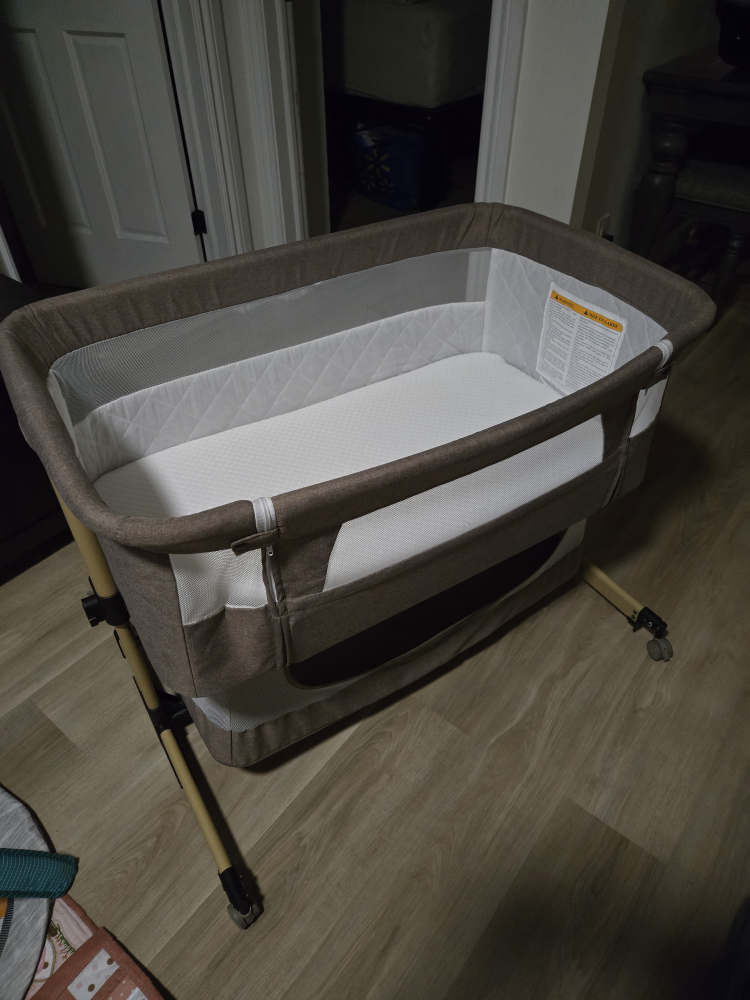 Brown Baby Bassinet - Like New!