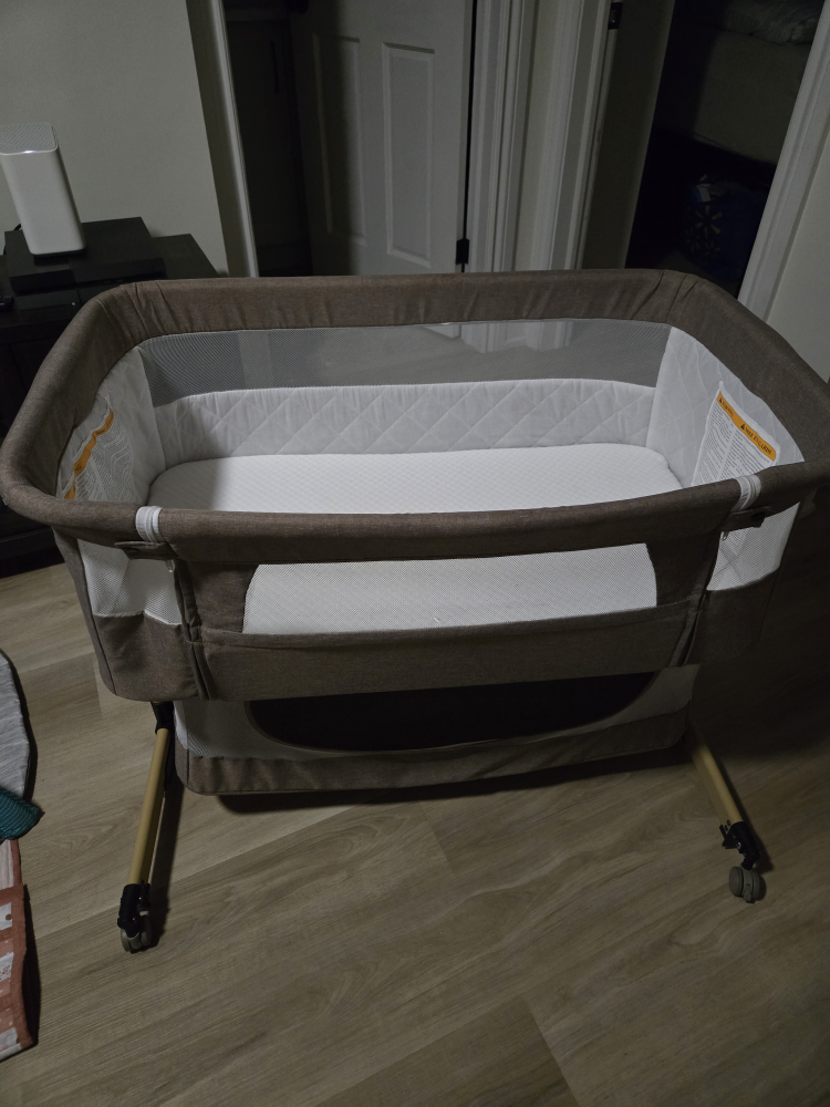 Brown Baby Bassinet - Like New! - photo 2