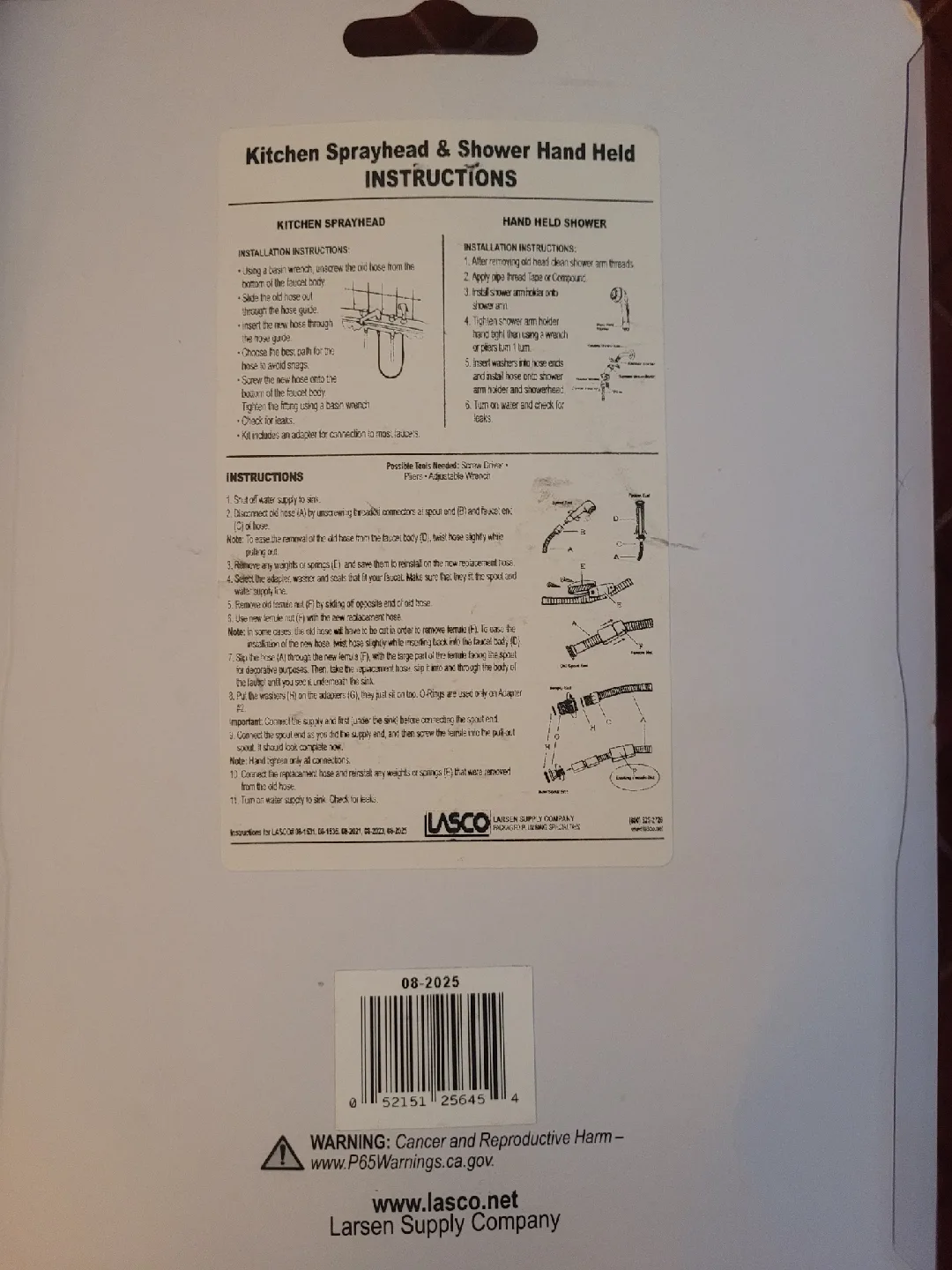 LASCO Shower Hose - 69" Replacement image indicator(2)
