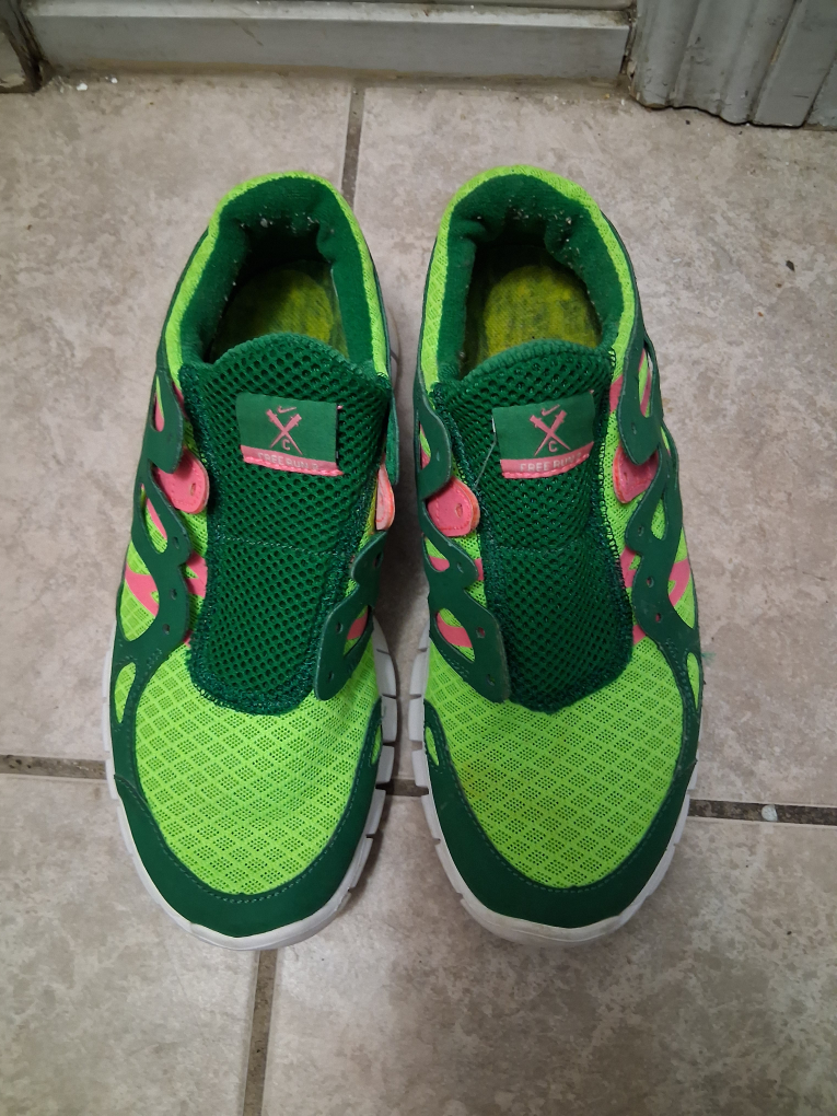 Nike Free Run Green Shoes