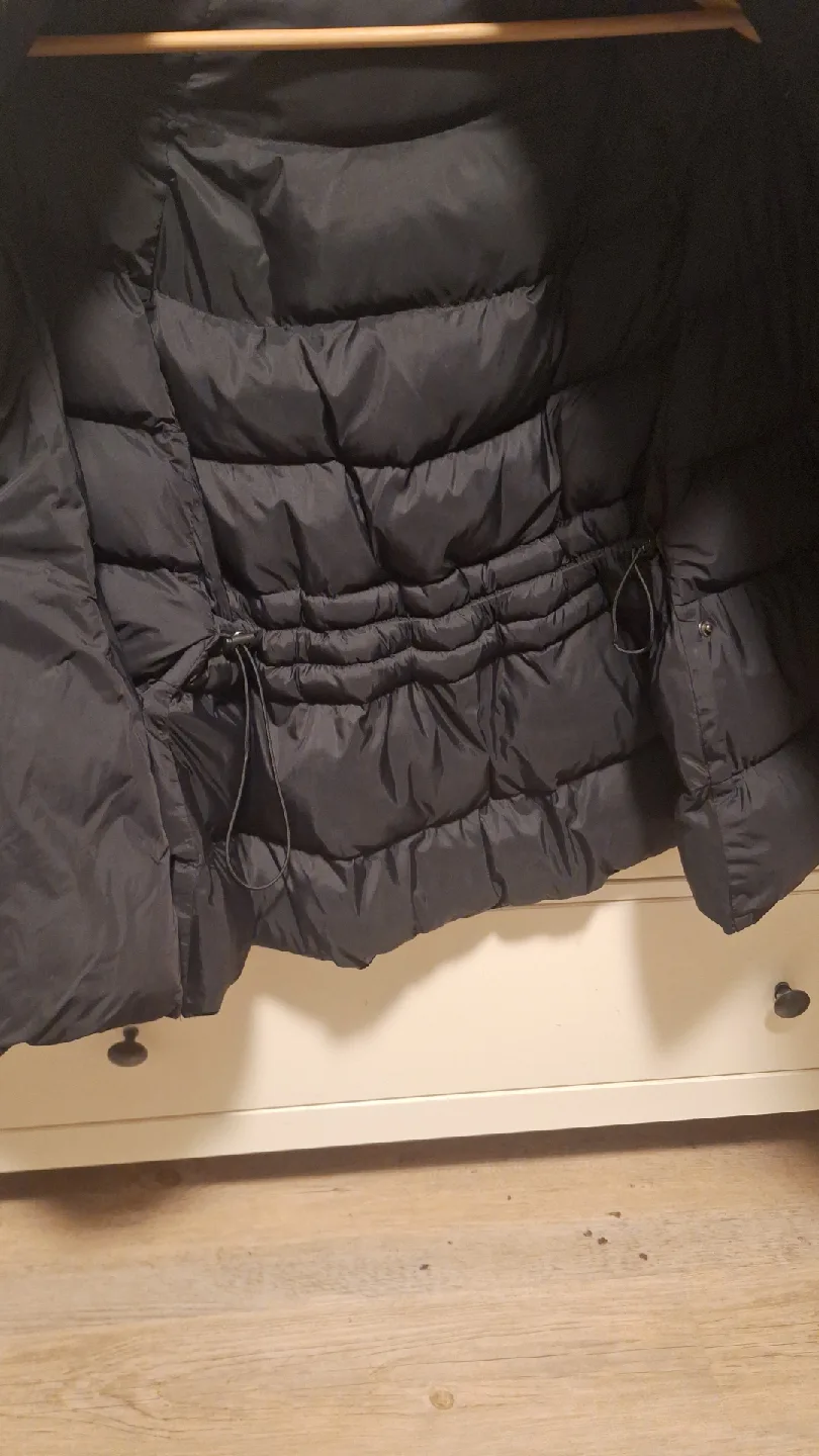 "Moncler" Black Puffer cape/Jacket image indicator(3)