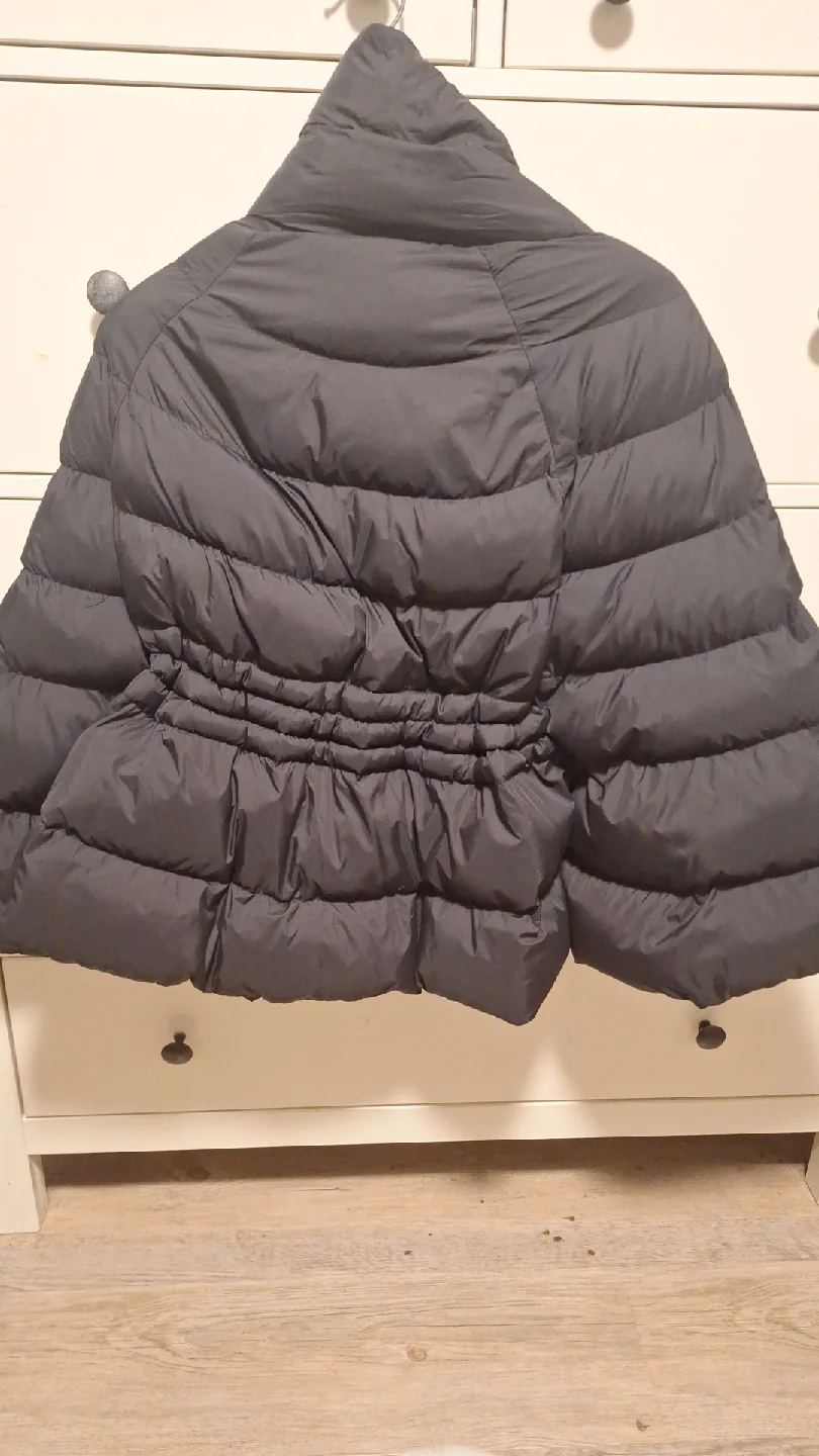 "Moncler" Black Puffer cape/Jacket image indicator(4)