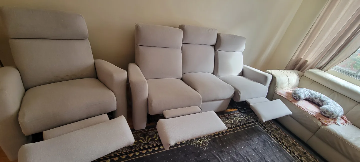 Ensemble Sofa et Fauteuil Inclinables image indicator(4)