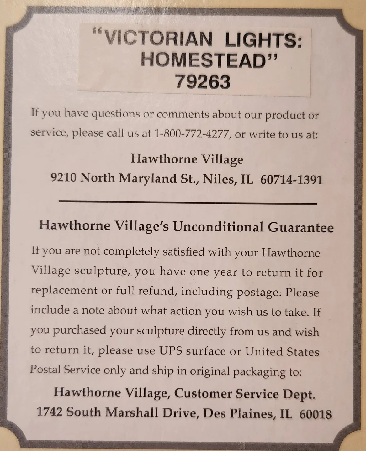 Hawthorne Village Victorian Lights: Homestead image indicator(3)