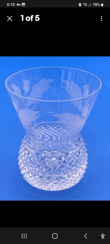 Crystal Thistle Shot Glasses - photo 5
