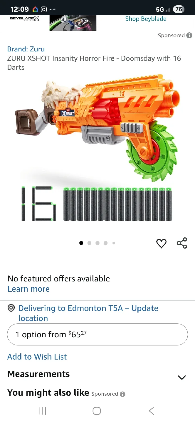 2 xshot zuru reaper x insanity horror gun and rifle image indicator(2)