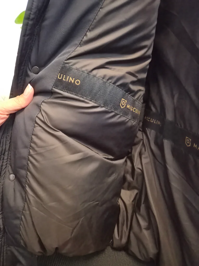 Masculino Black Winter Parka - Size L image indicator(4)