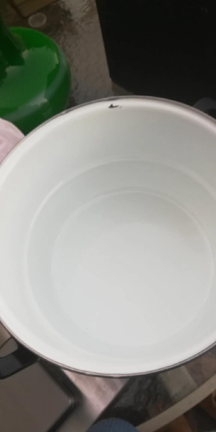 Floral Enamel Stock Pot with Lid - photo 5