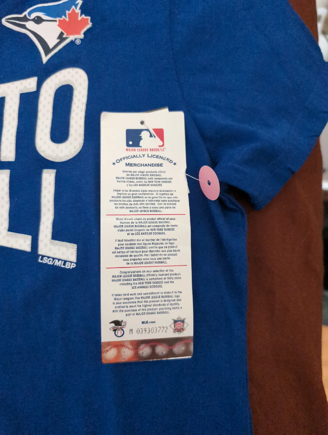 Toronto Blue Jays Baseball T-Shirt - Size M image indicator(3)