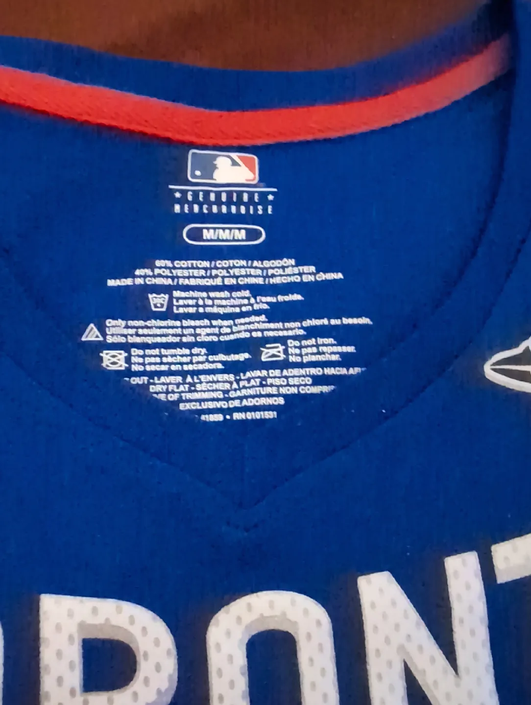 Toronto Blue Jays Baseball T-Shirt - Size M image indicator(4)