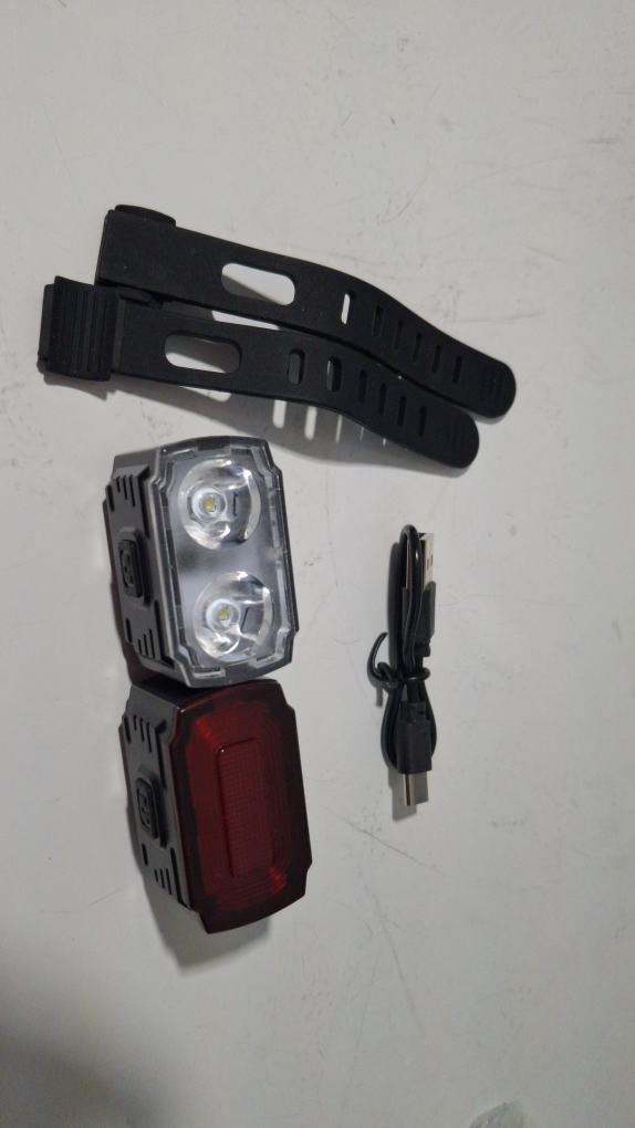 Bike Light Set usb - Front White & Rear Red - photo 2