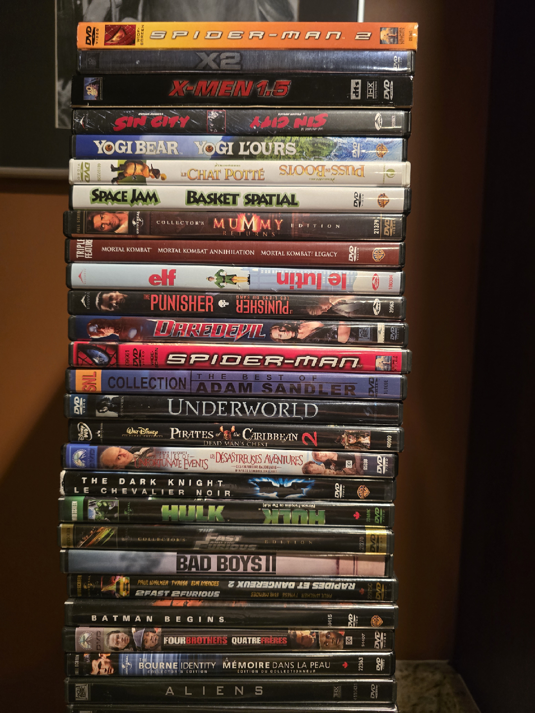 Huge DVD Movie Collection and 5 disc Samsung dvd player - photo 2