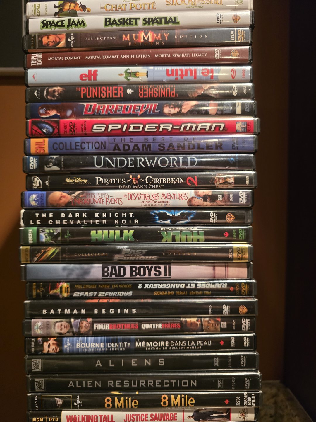 Huge DVD Movie Collection and 5 disc Samsung dvd player - photo 3