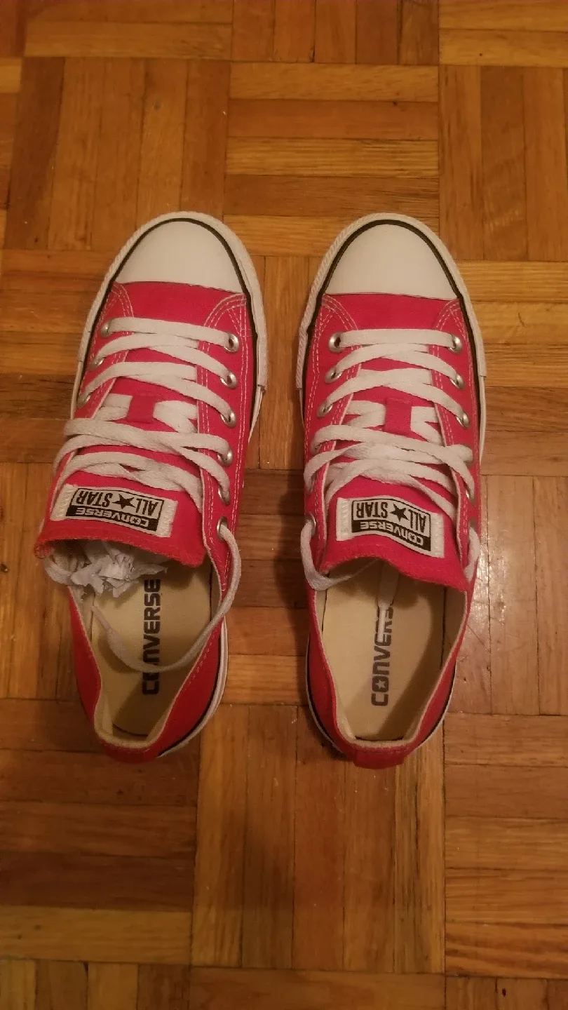 Converse All Star Red Sneakers - Size 8 thumbnail