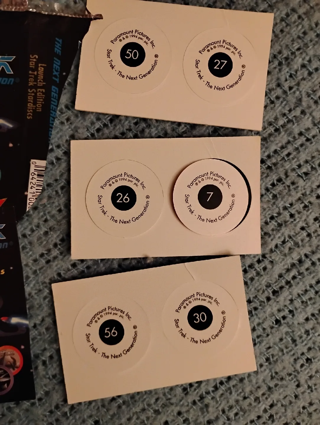 VINTAGE! 1994 LAUNCH EDITION STAR TREK STARDISCS image indicator(2)