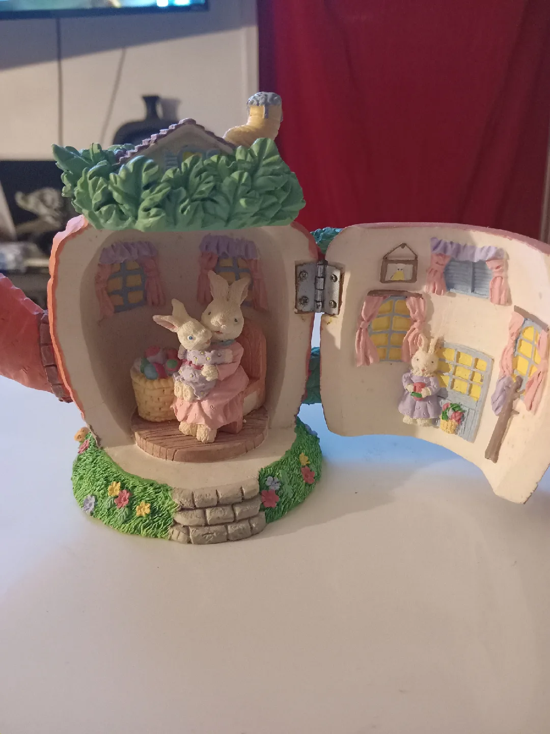 Bunny Teapot House Figurine image indicator(2)