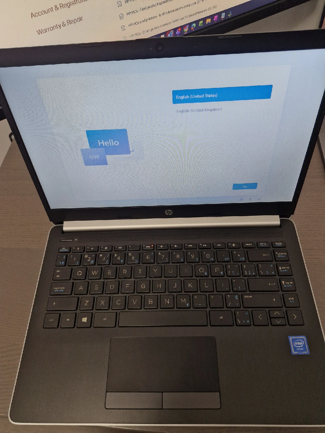 HP Laptop - Silver Color