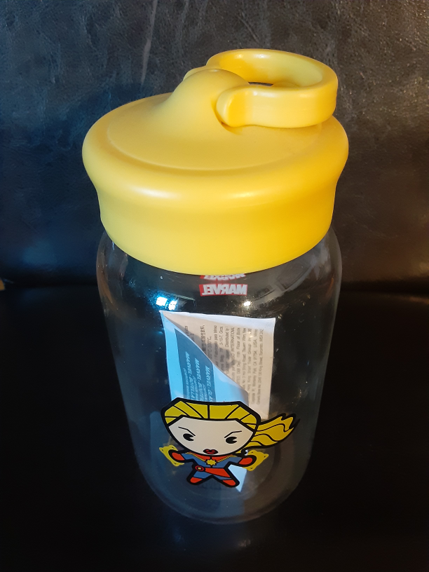 Marvel Captain Marvel Glass Water Bottle 450ml - photo 5