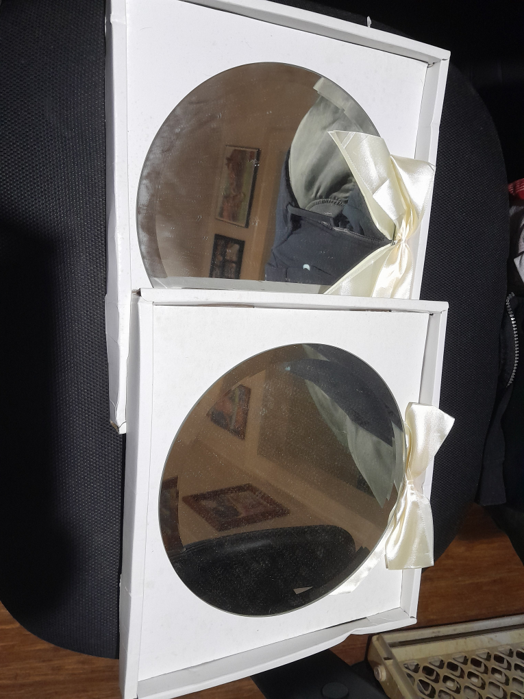 Round Wall Mirrors (Set of 4)