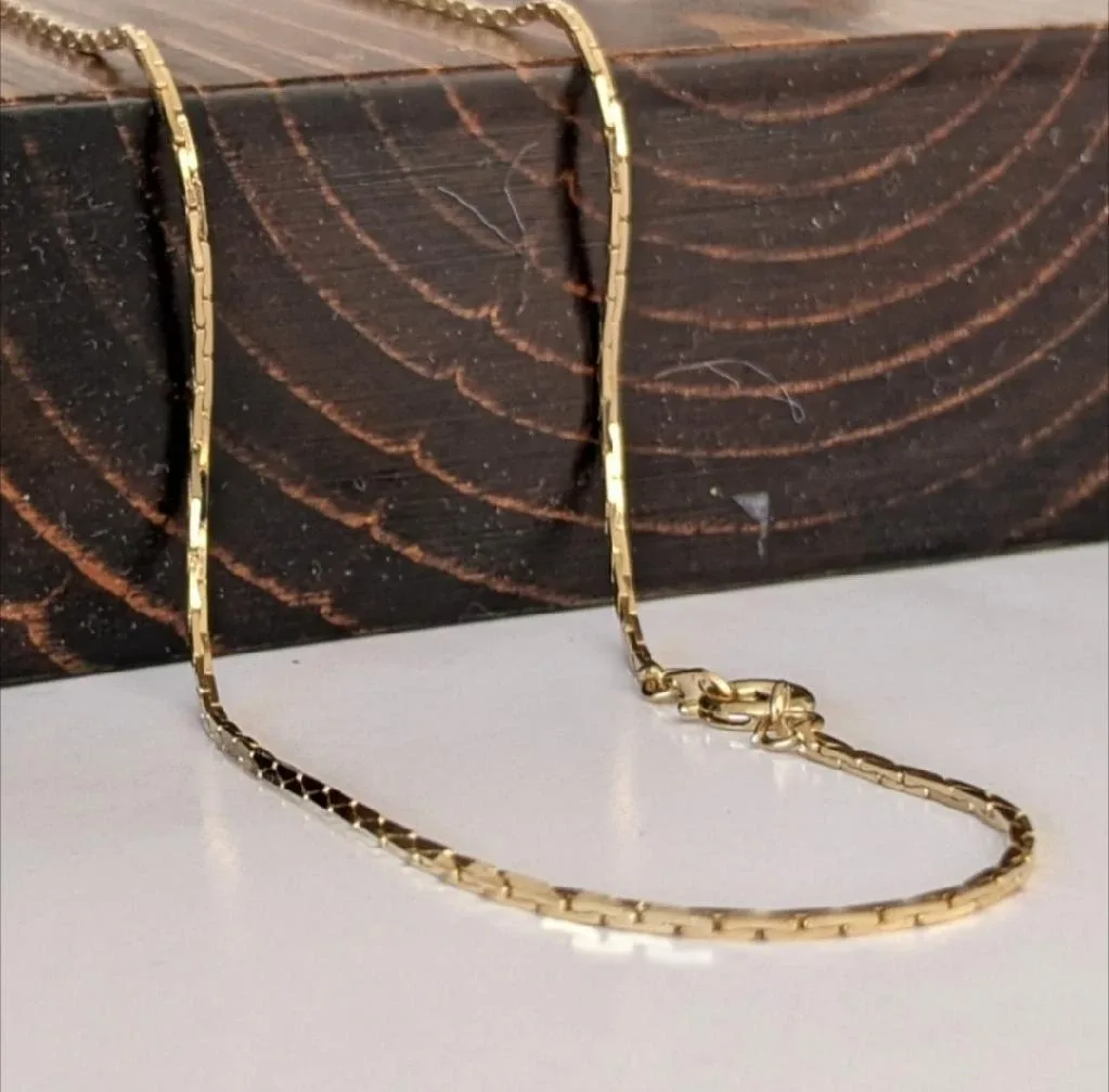 ✨ Vintage Cobra 🐍 Chain in 14k Gold-Plated image indicator(2)