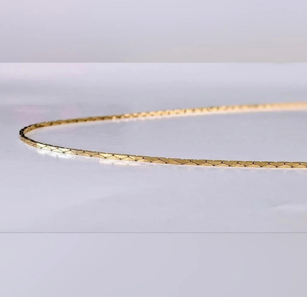 ✨ Vintage Cobra 🐍 Chain in 14k Gold-Plated image indicator(3)