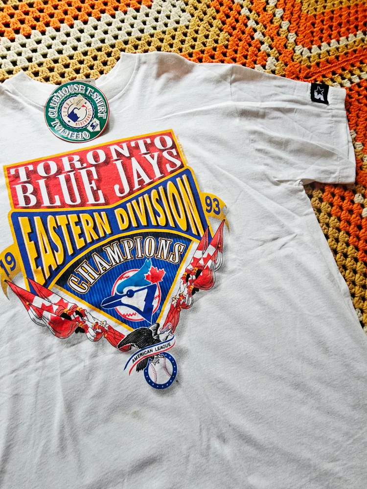 Deadstock Toronto Blue Jays 1993 Single Stitch Vintage Tshirt