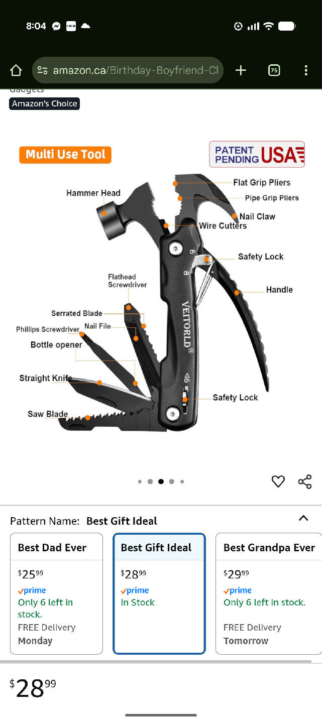 12 in 1 Multi-Tool Hammer Kit