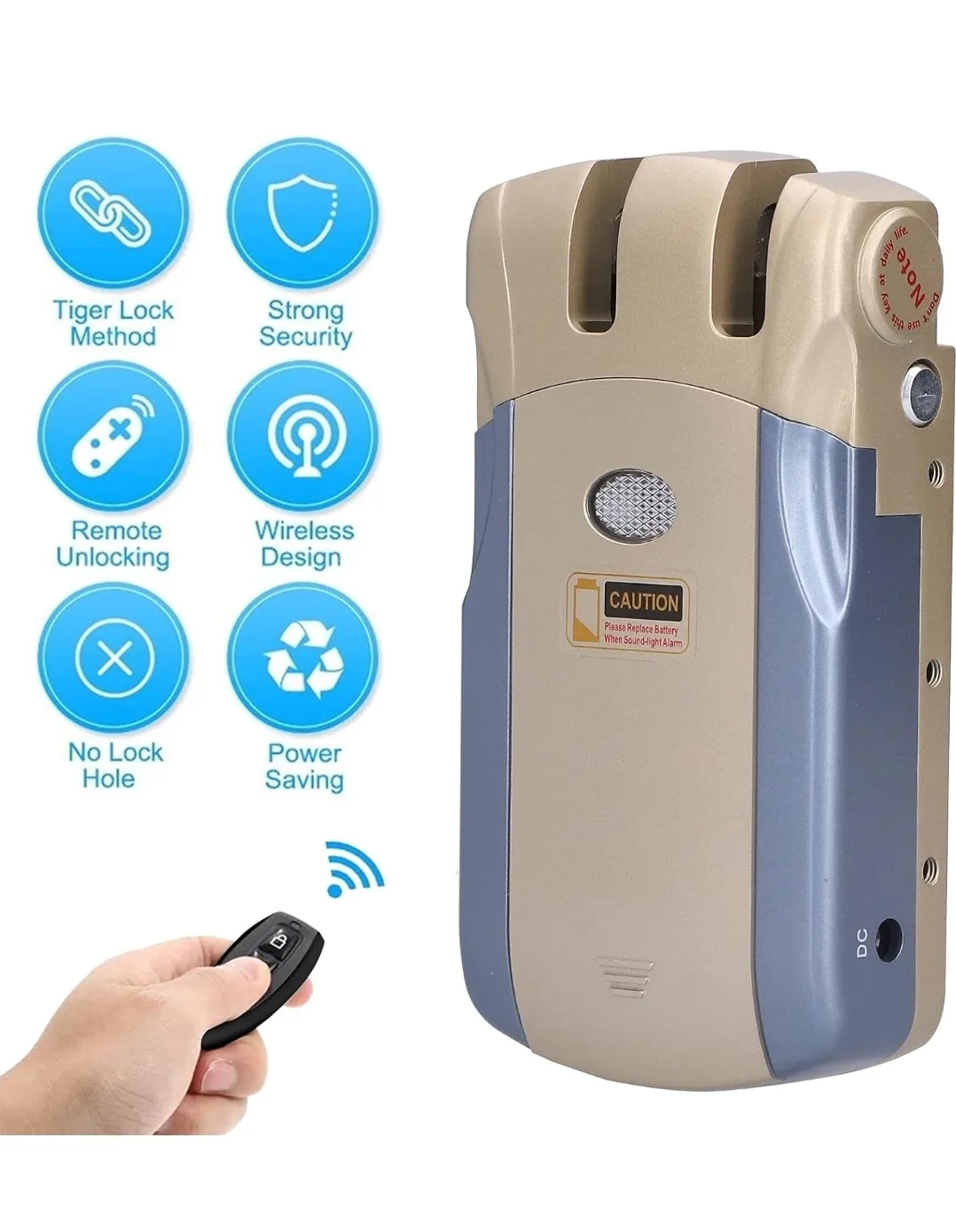 🆕️WAFU 019 Remote Control Lock Kit image indicator(8)