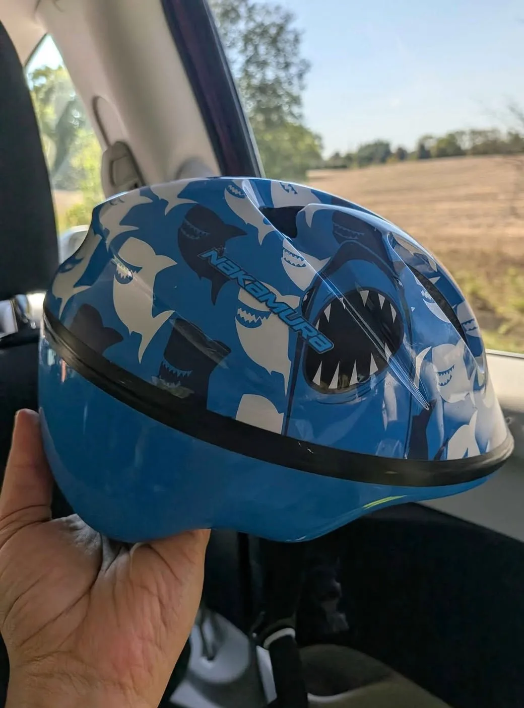 Nakamura Kids Bike Helmet - Shark Design