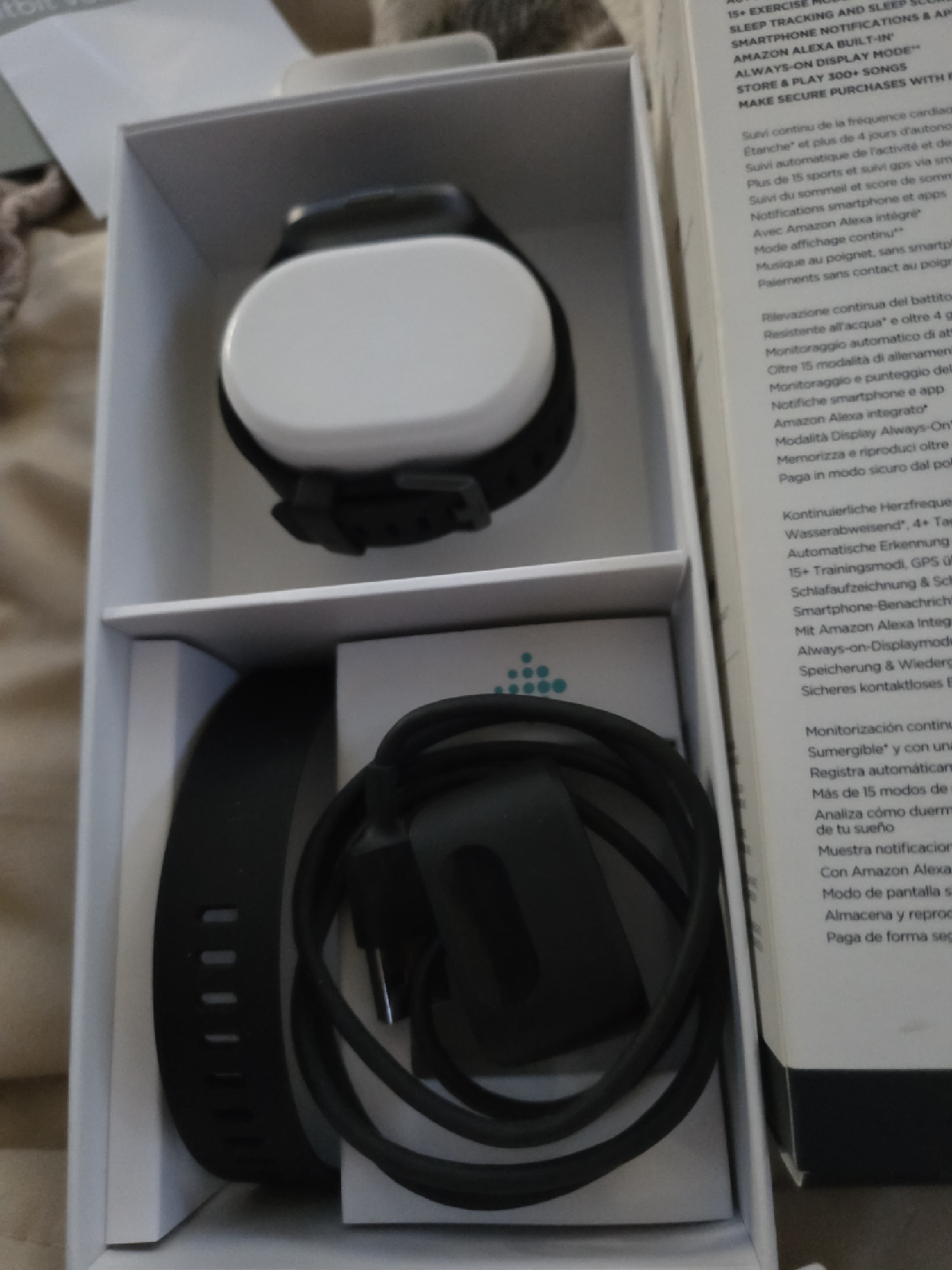Fitbit Versa 2 Smartwatch - S/P L/G Size - photo 3