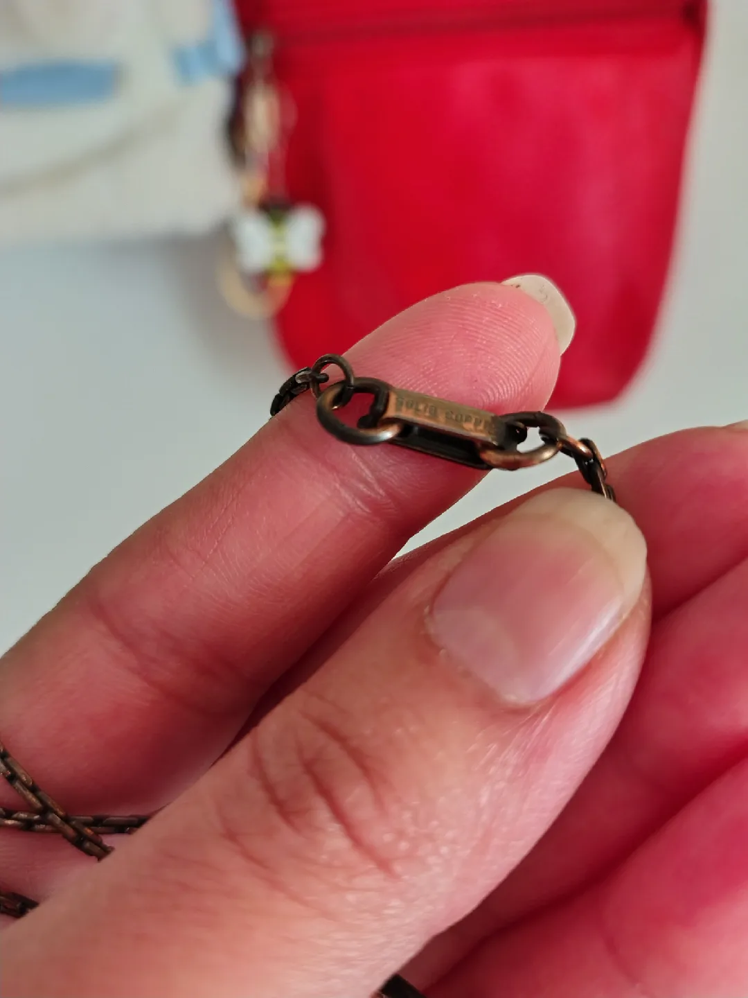 Vintage Lucky Brand Horseshoe Pendant Necklace image indicator(3)