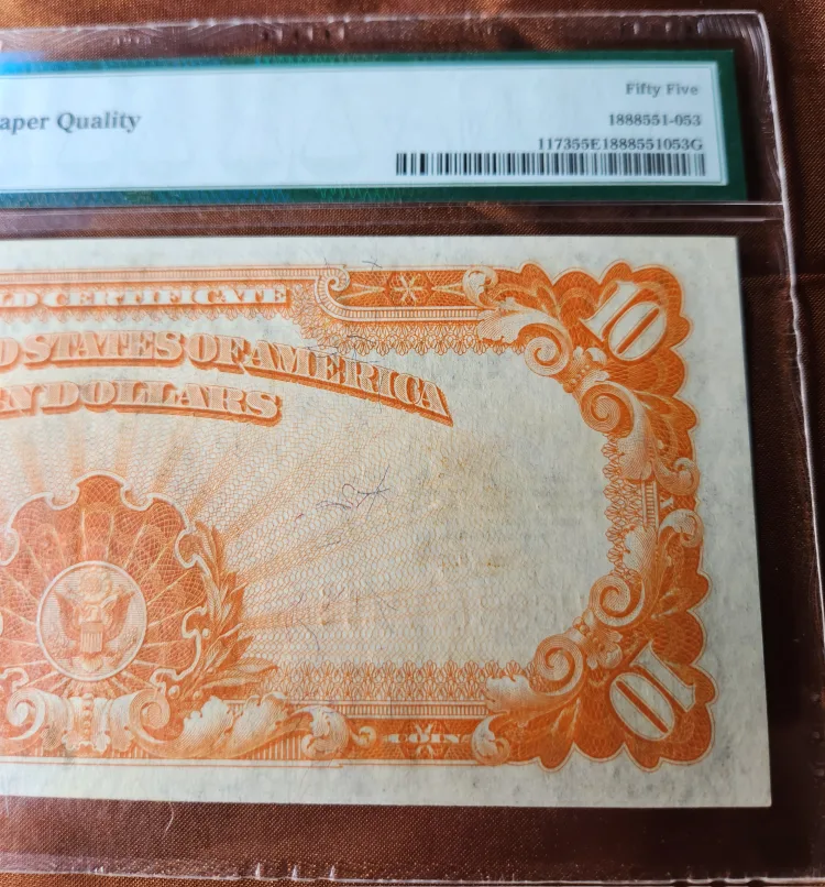 $10 1922 Gold Certificate image indicator(6)