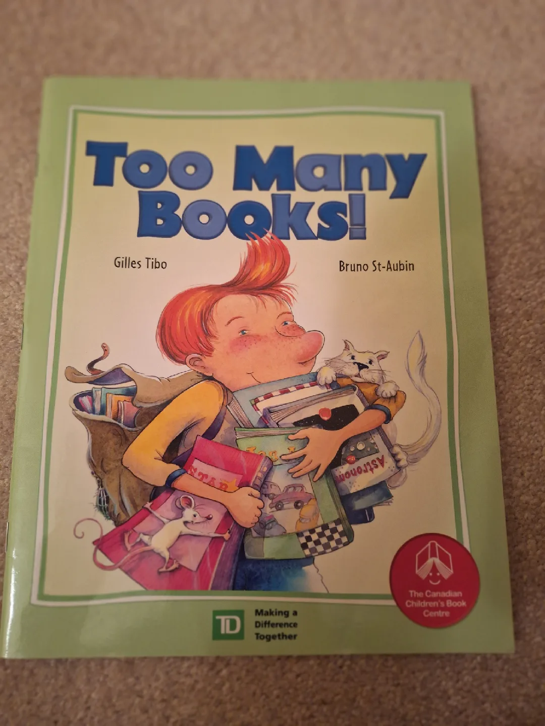 Children's Books: Too Many Books!, Anna Banana, Babar image indicator(3)