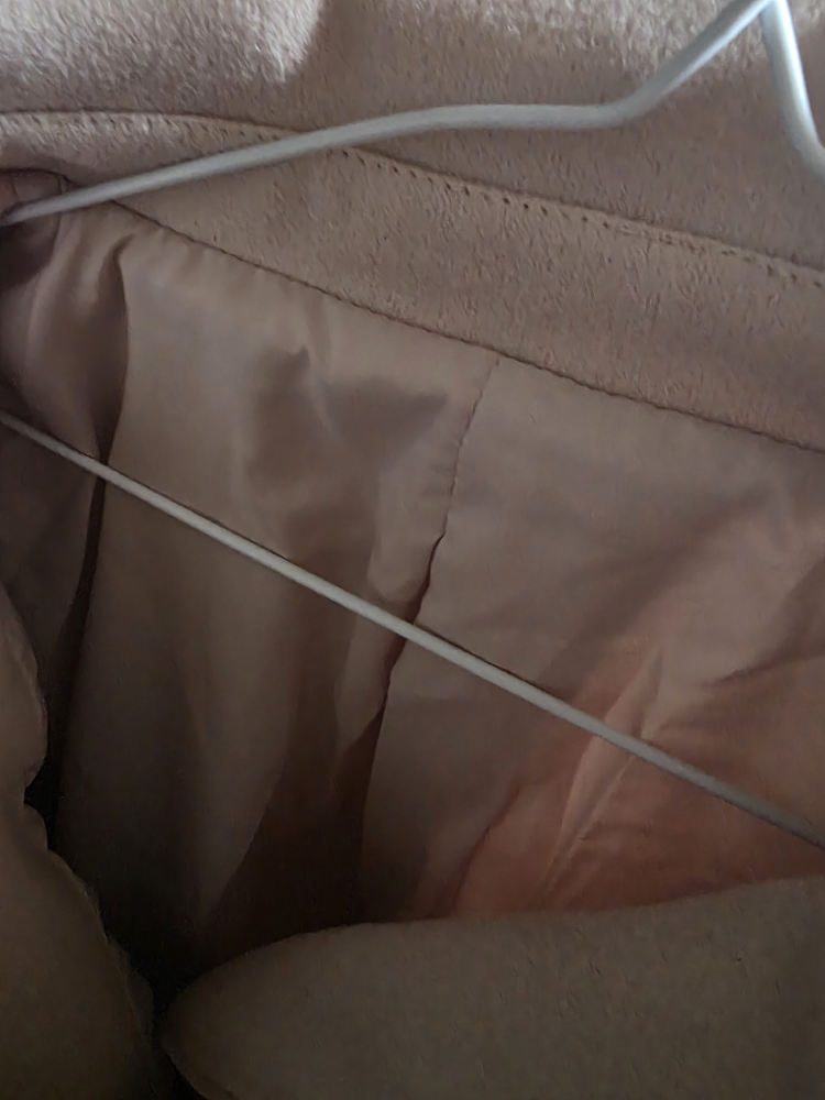 Beige Double Breasted Coat New - photo 4