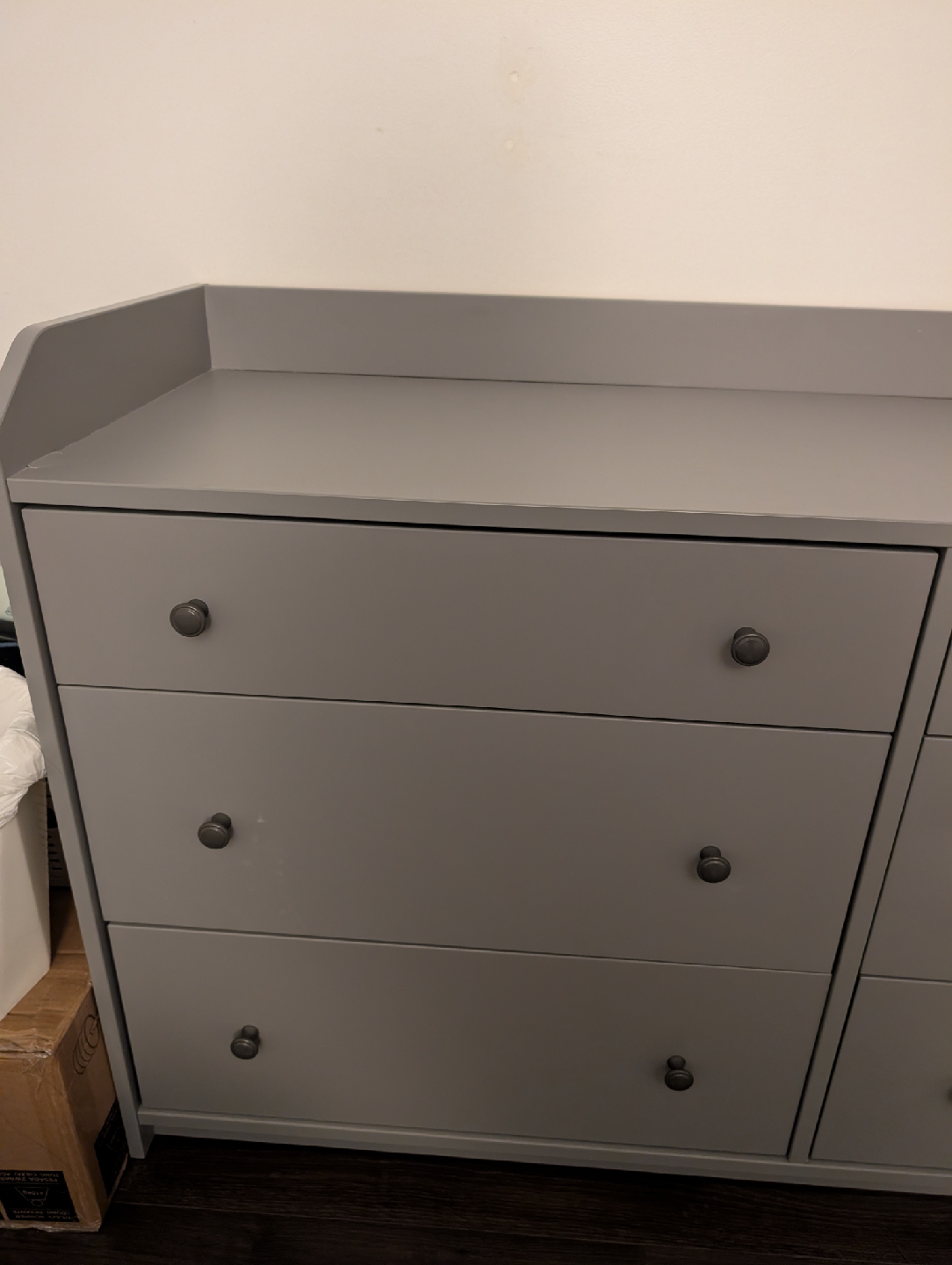 IKEA 6 Drawer Dresser Gray - photo 3