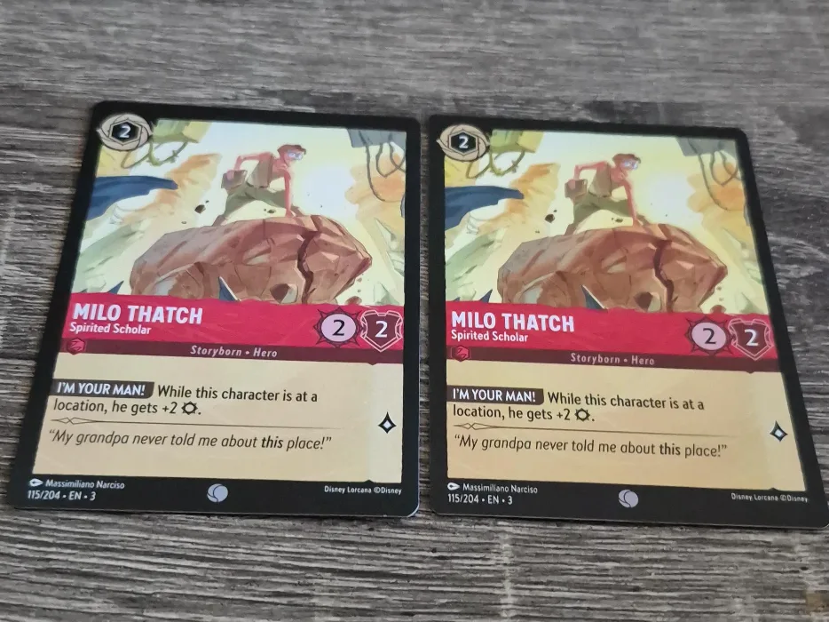 Disney Lorcana TCG Cards - Joshua Sweet, Milo Thatch, Kida, thumbnail