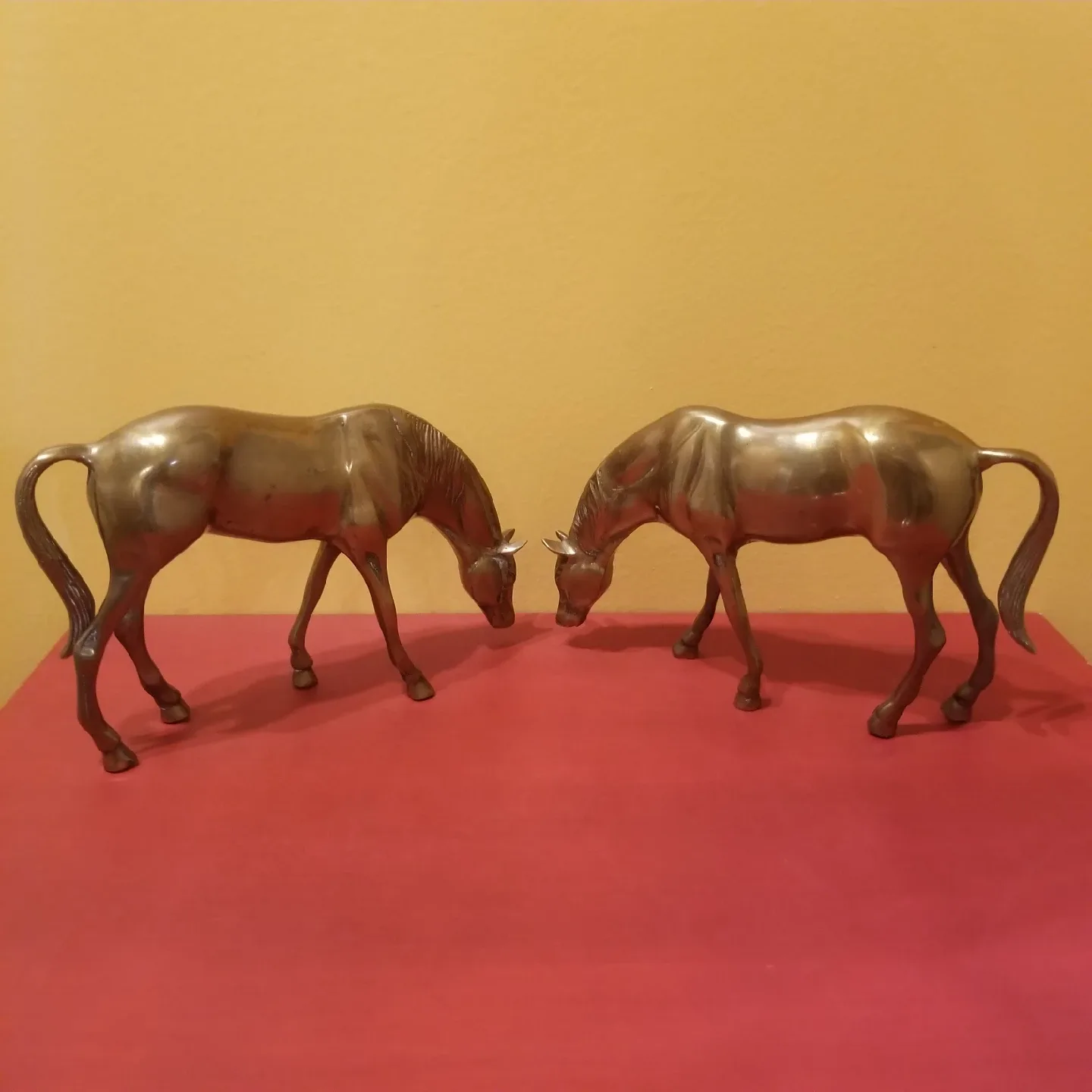 Vintage Brass Horse Figurines - image indicator(4)