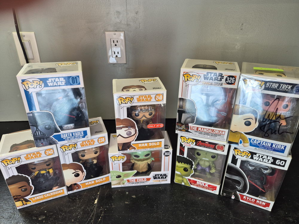 Funko Pop! Star Wars, Star Trek, Hulk Figures