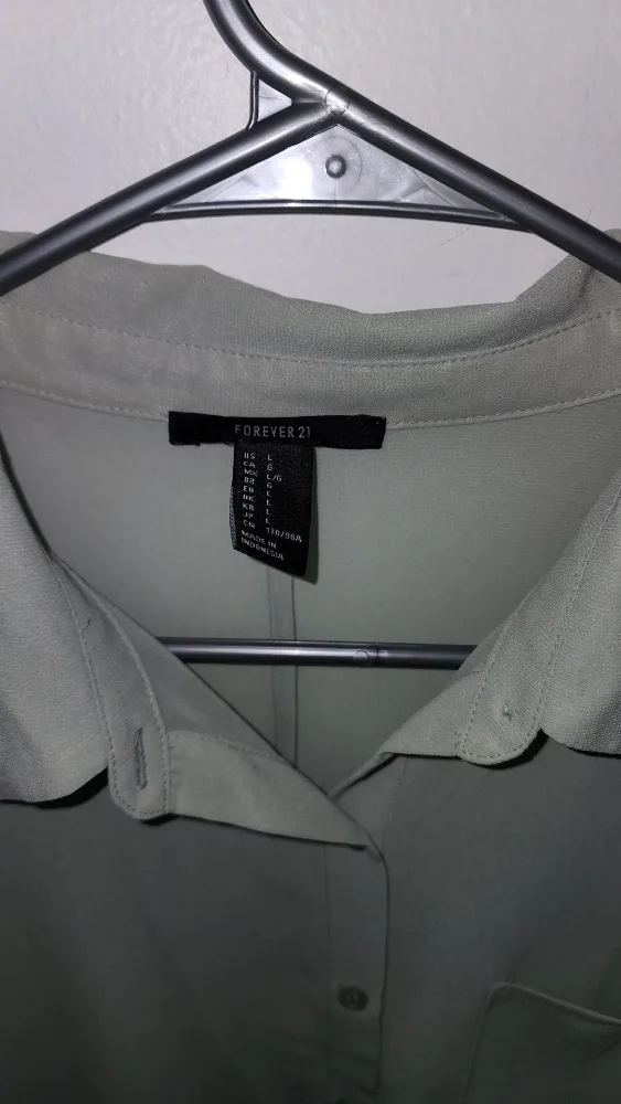 Light Green Button-Up Shirt image indicator(2)