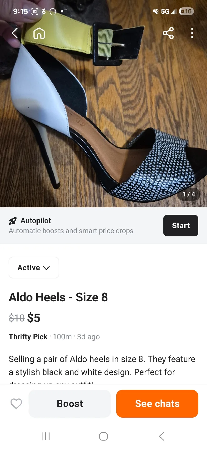 Assorted Women's Shoes - size 7.5-8-7$ for all image indicator(2)