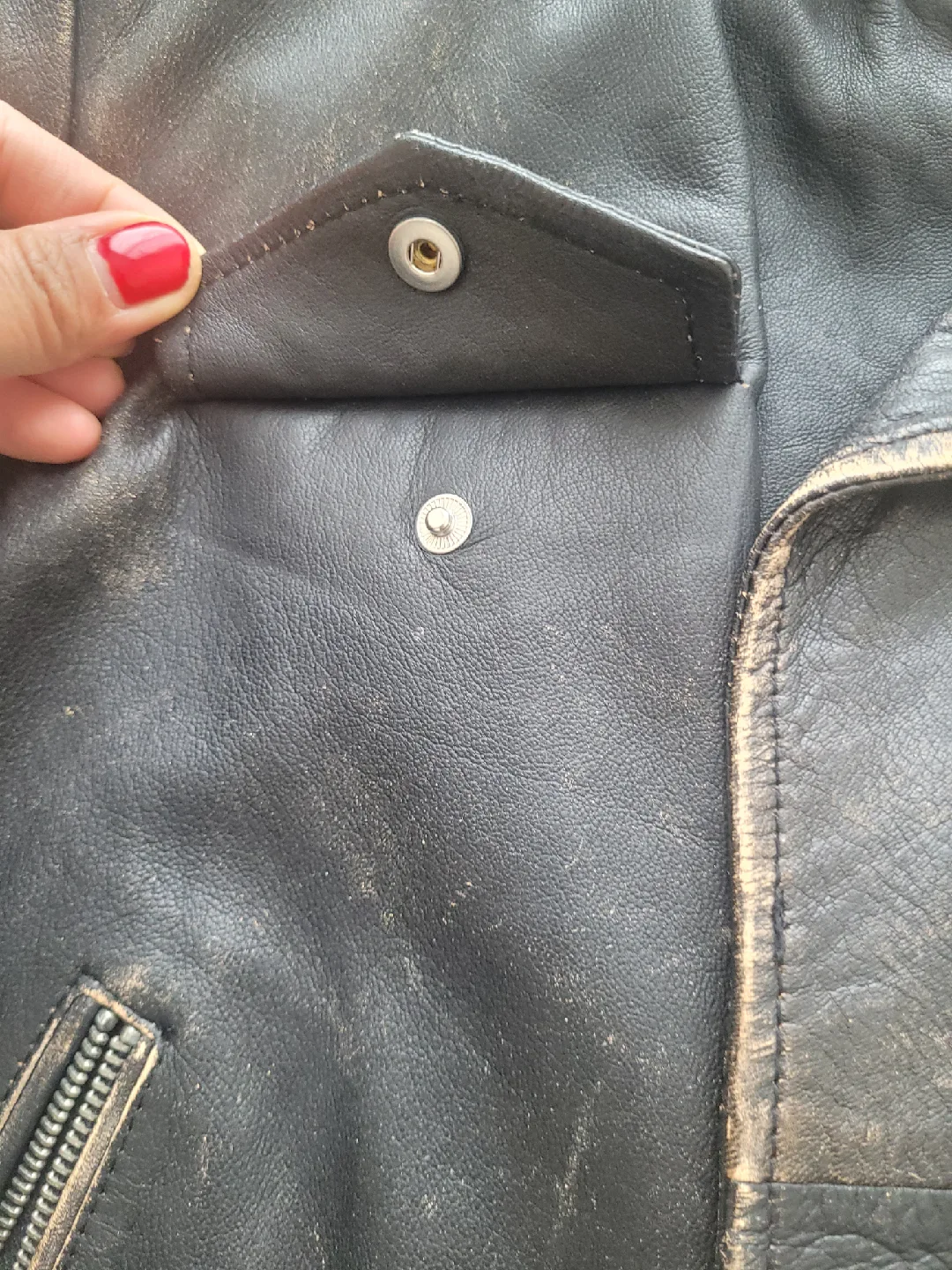 Zara TRF Outerwear Leather Jacket - Size S image indicator(4)