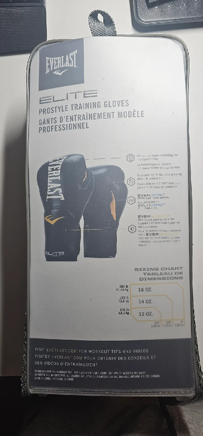Everlast Elite Prostyle Training Gloves 14 oz image indicator(2)