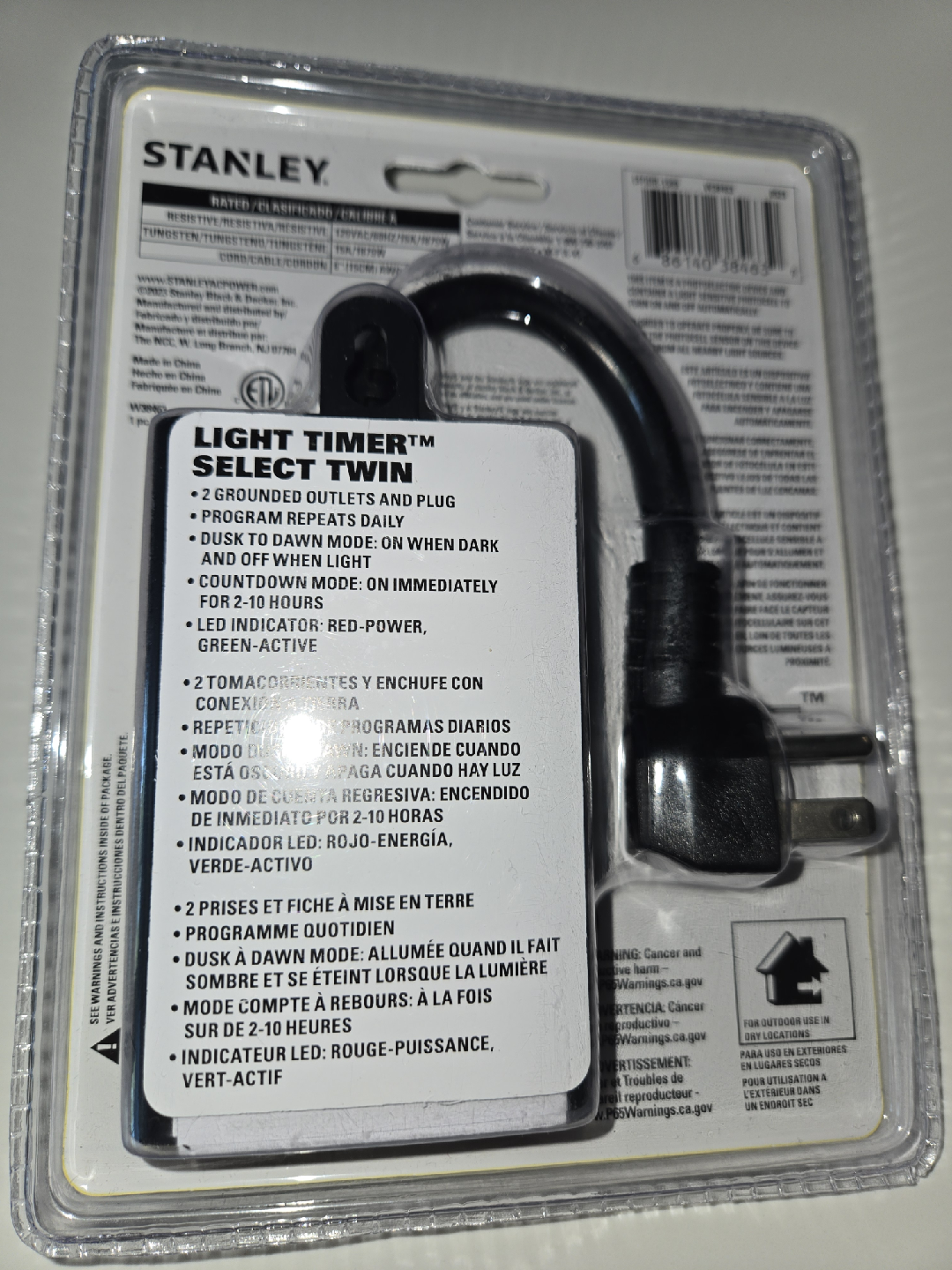 BNIB Stanley Light Timer - photo 2