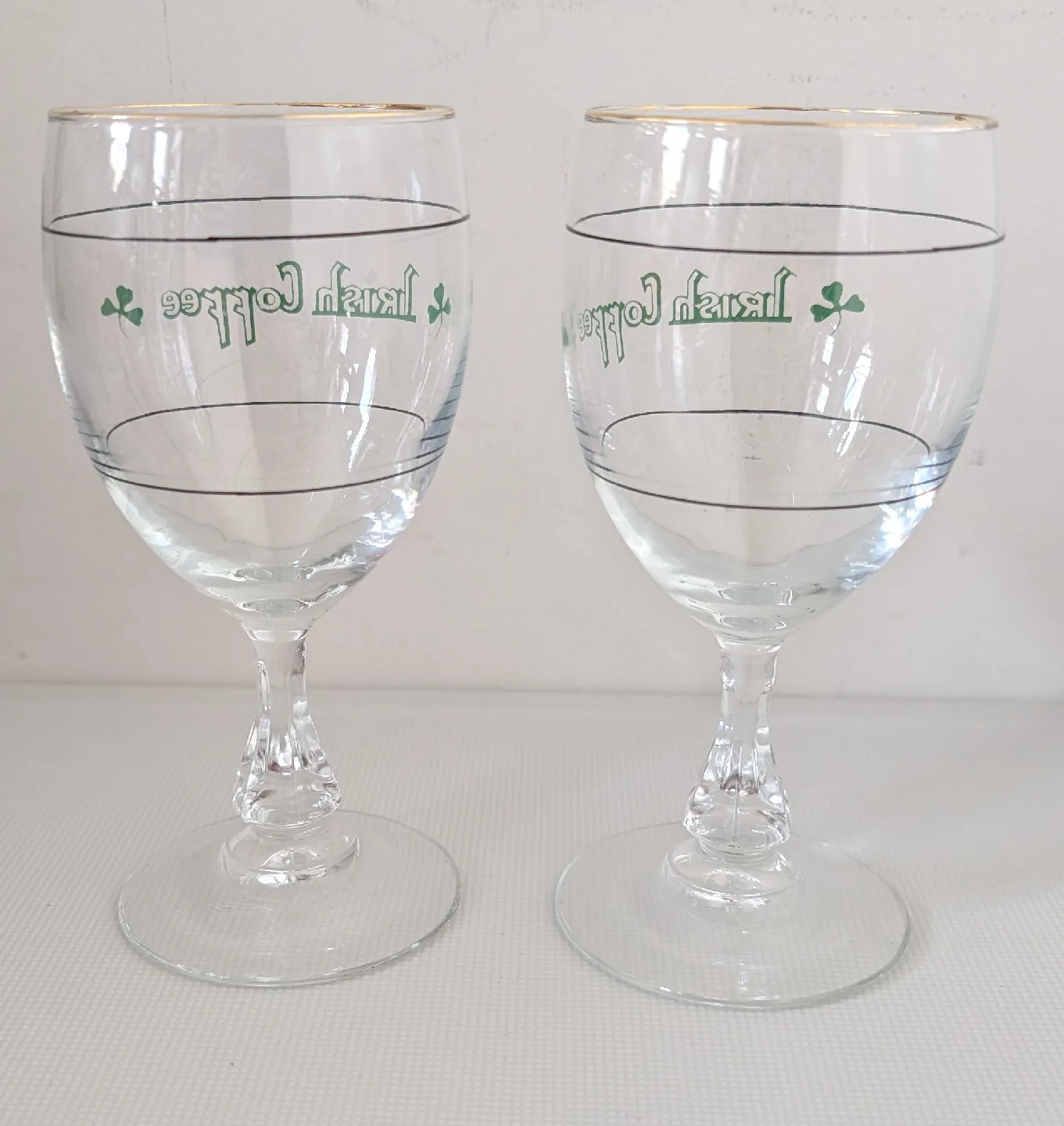 2 Vintage Irish Coffee Glasses image indicator(2)