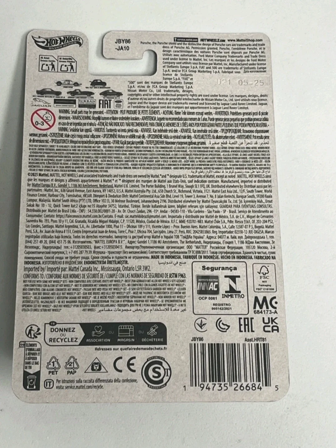 Hot Wheels '67 Porsche 911 R Silver Series image indicator(2)