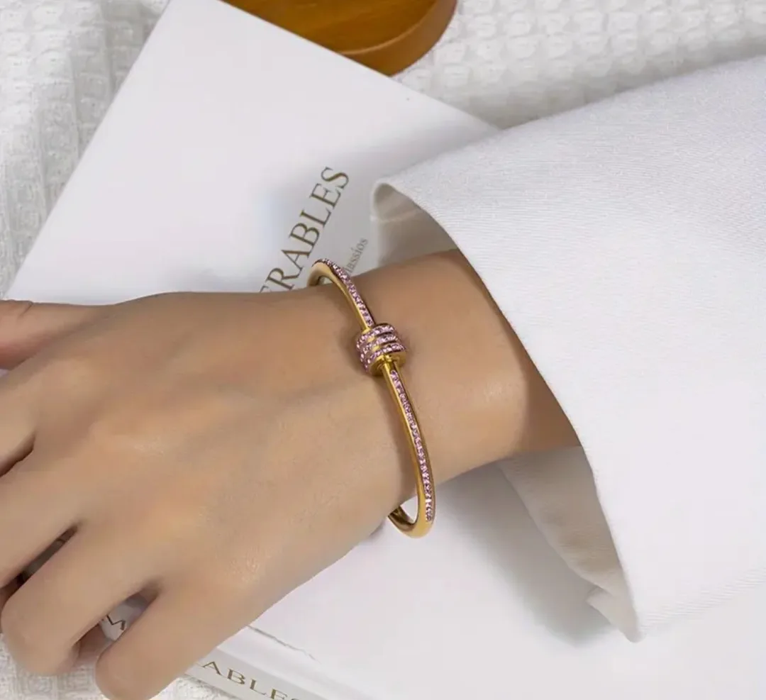 Gold Tone Bangle Bracelet Set image indicator(4)