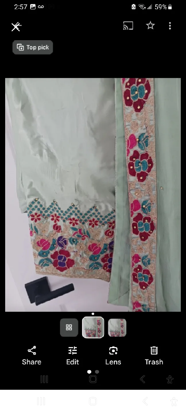 Embroidered Salwar Kameez Suit image indicator(3)