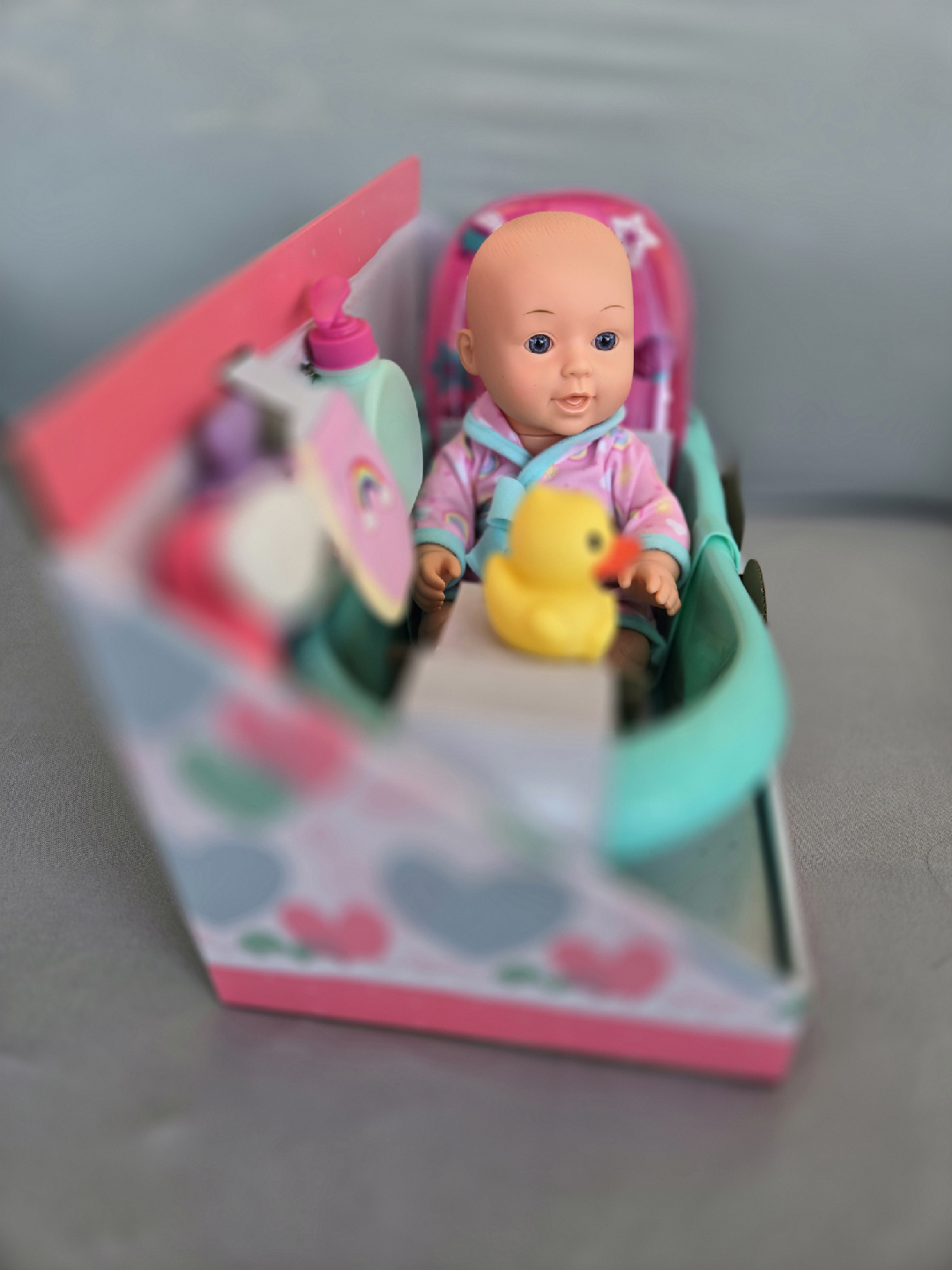 Baby toddler toy my sweet baby doll with bath set - photo 3