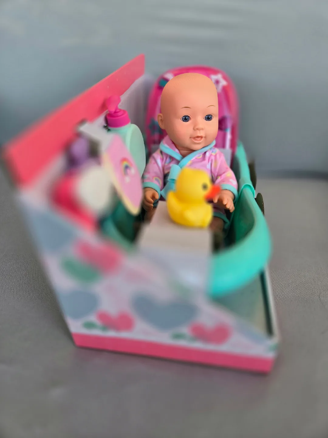 Baby toddler toy my sweet baby doll with bath set image indicator(3)