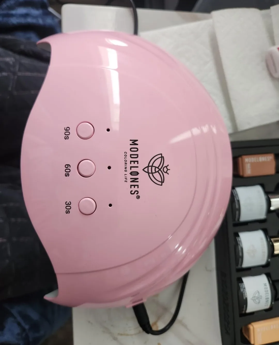 Modelones 48W Nail Lamp - Pink image indicator(2)